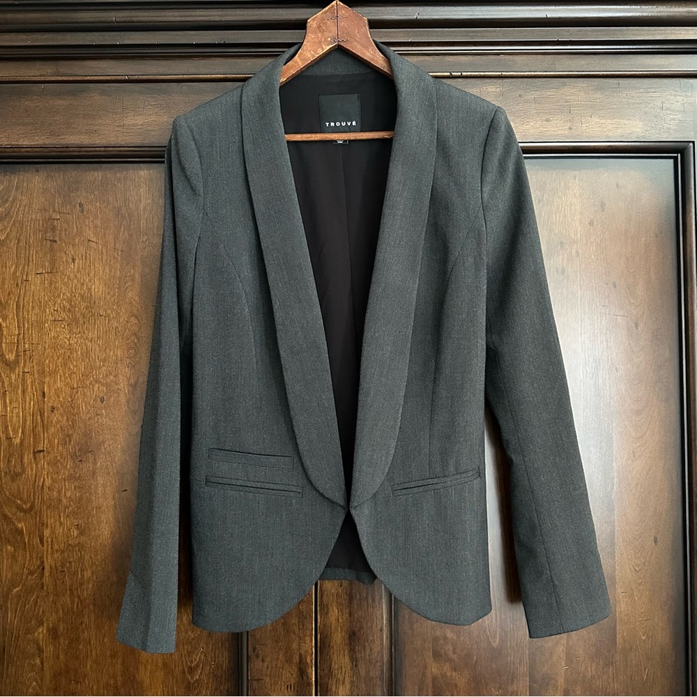 Trouvé Charcoal Grey Blazer